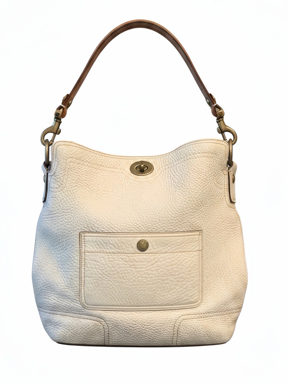 COACH Like NEW Authentic Y2K Vintage Chelsea Hobo Bag Pebbled Leather - Picture 2 of 9